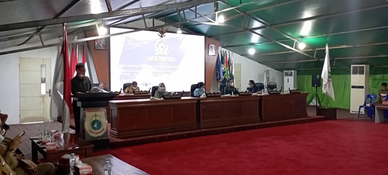 3 Ranperda Inisiatif Dewan Diparipurnakan, Hamsah Sunuba Sebut Telah Dikaji di Baperpemda